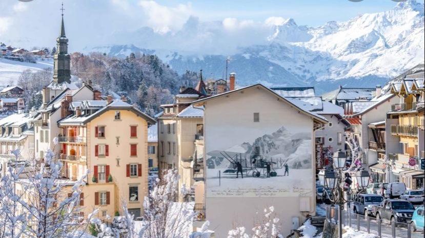 Elegant Historic Apartment Le Mont Joly - 3 Bed 2Bath View 80M2 Saint-Gervais-les-Bains Exterior foto
